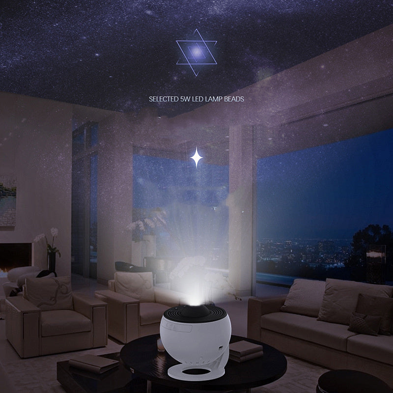 Galaxy Starry Sky Projector – 360° Rotating Night Light  & Home Decor