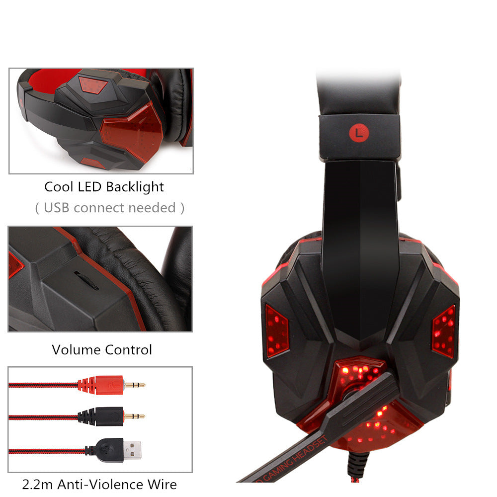 PC Gaming Headphones with Mic – Versatile & Stylish