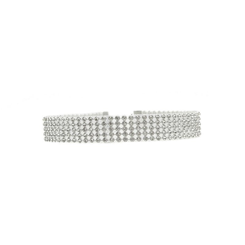 Crystal Rhinestone Choker Necklace – Elegant Wedding Jewelry