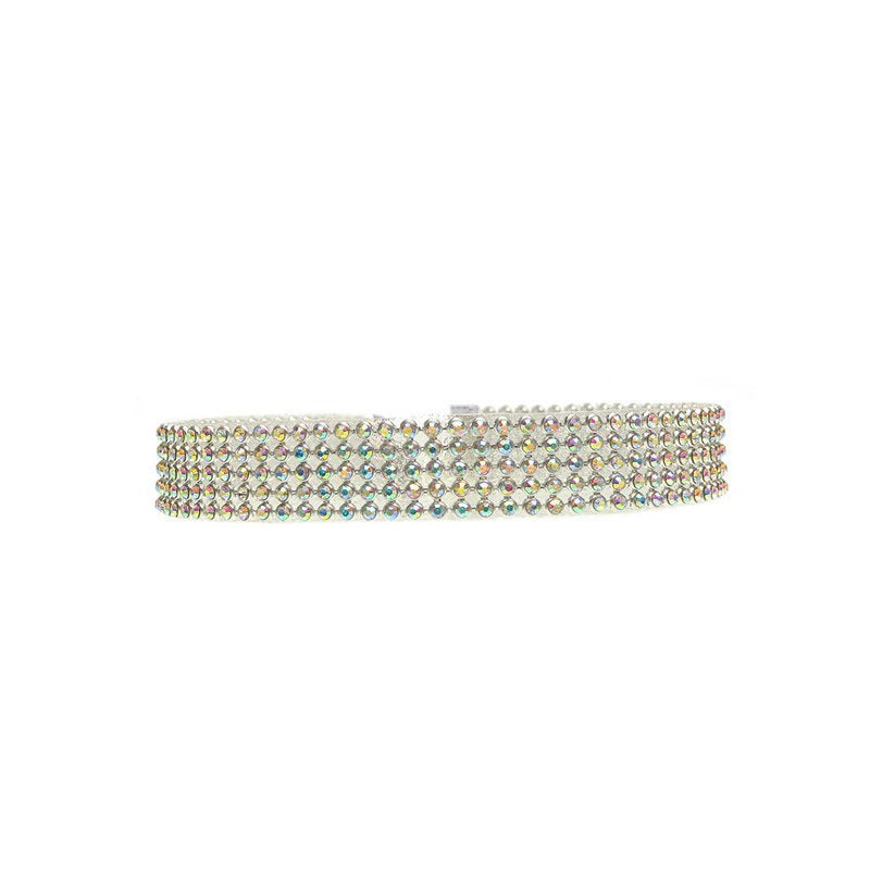 Crystal Rhinestone Choker Necklace – Elegant Wedding Jewelry