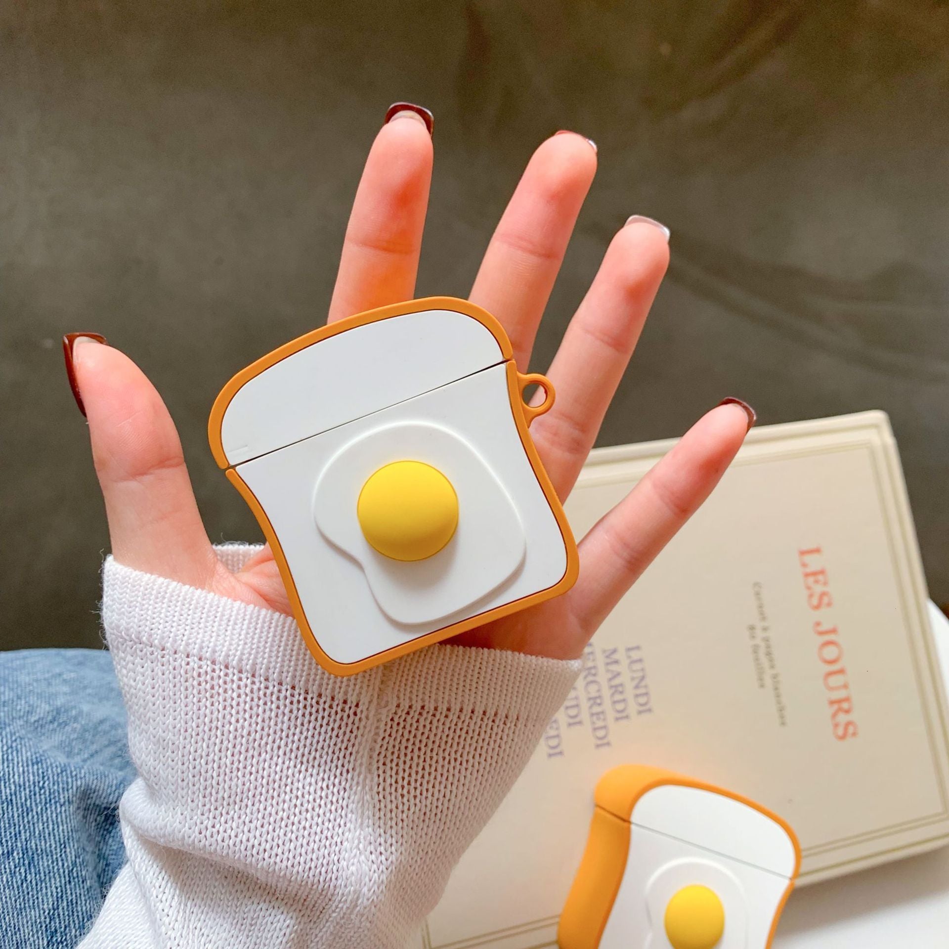 Breakfast Egg Toast Air Pod Case – Apple Compatible