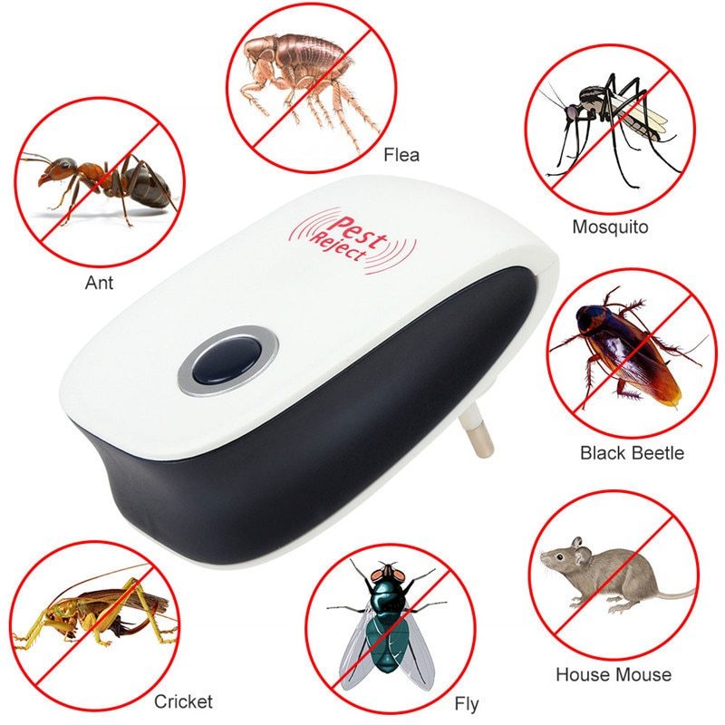 Rechargeable Ultrasonic Mosquito & Pest Repeller – Home Protection