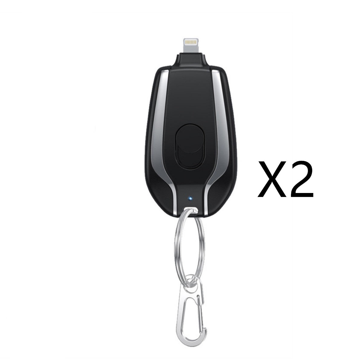 Mini Keychain Charger - 1500mAh Fast Backup Power Bank