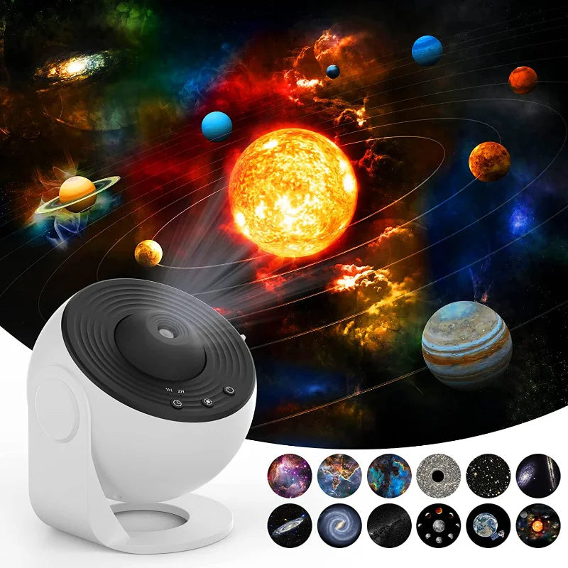 Galaxy Starry Sky Projector – 360° Rotating Night Light  & Home Decor