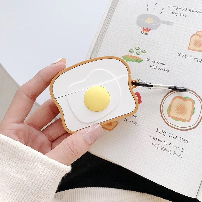 Breakfast Egg Toast Air Pod Case – Apple Compatible