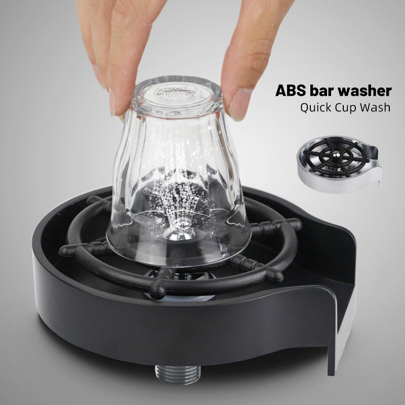 Automatic Bar Counter Cup Washer – High-Pressure Spray Faucet