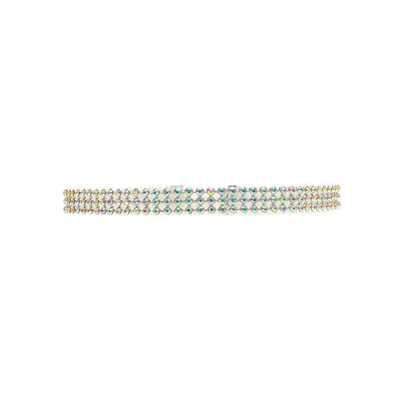 Crystal Rhinestone Choker Necklace – Elegant Wedding Jewelry