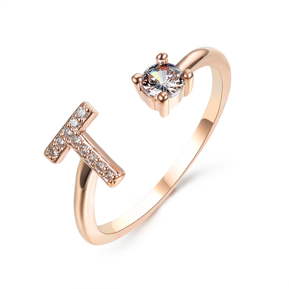 Adjustable Initial Ring – Stylish and Personalized Jewelry for Women