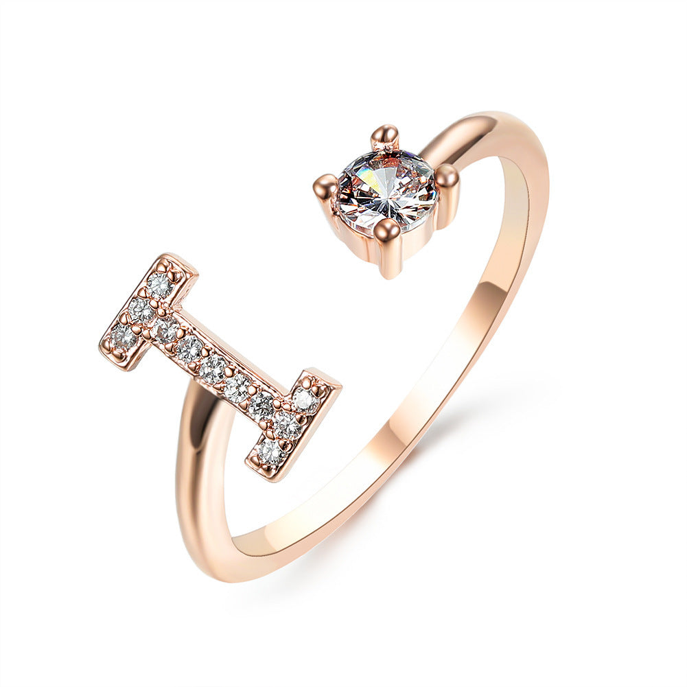 Adjustable Initial Ring – Stylish and Personalized Jewelry for Women