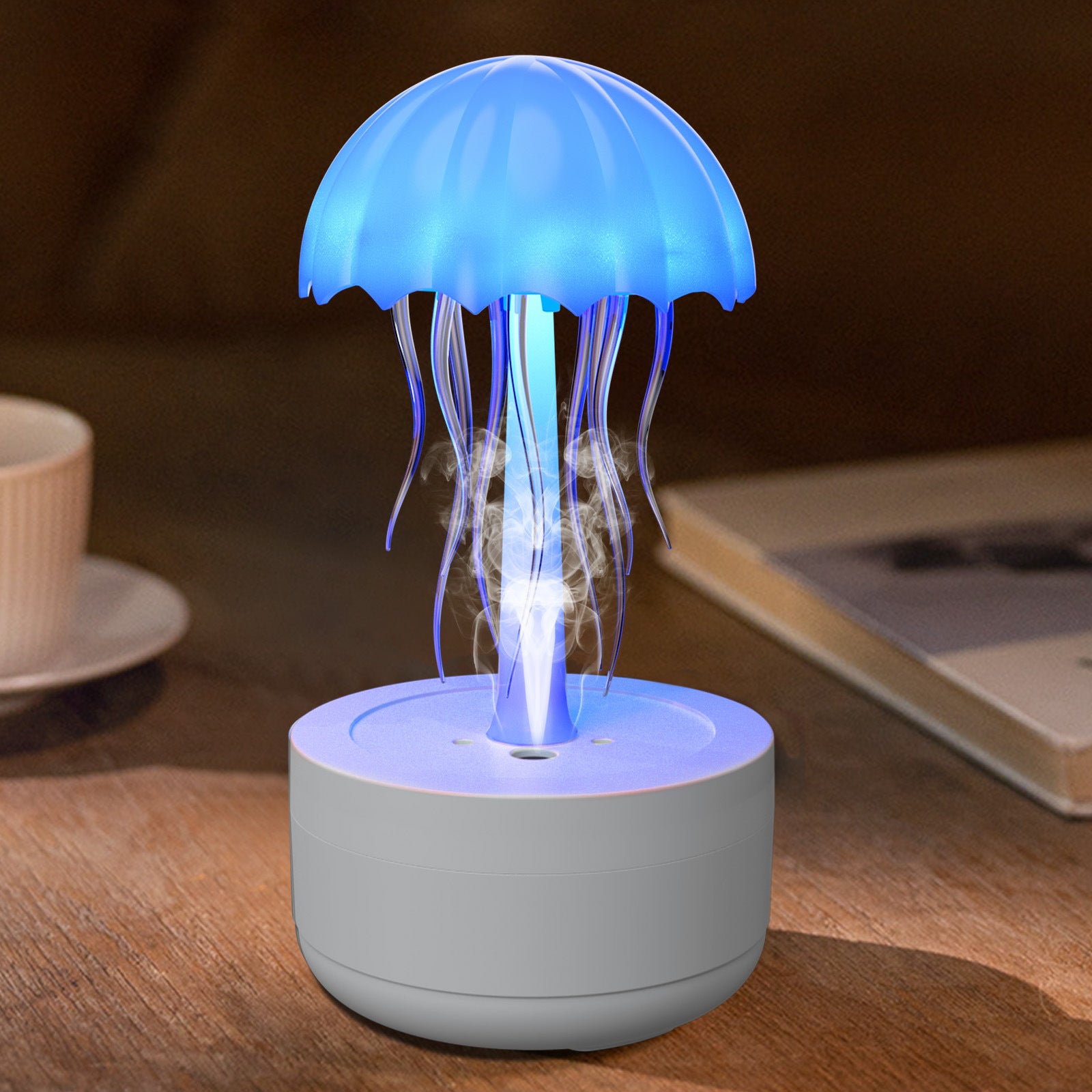 Jellyfish Humidifier & Diffuser – Colorful Night Light & Essential Oil Air Humidifier