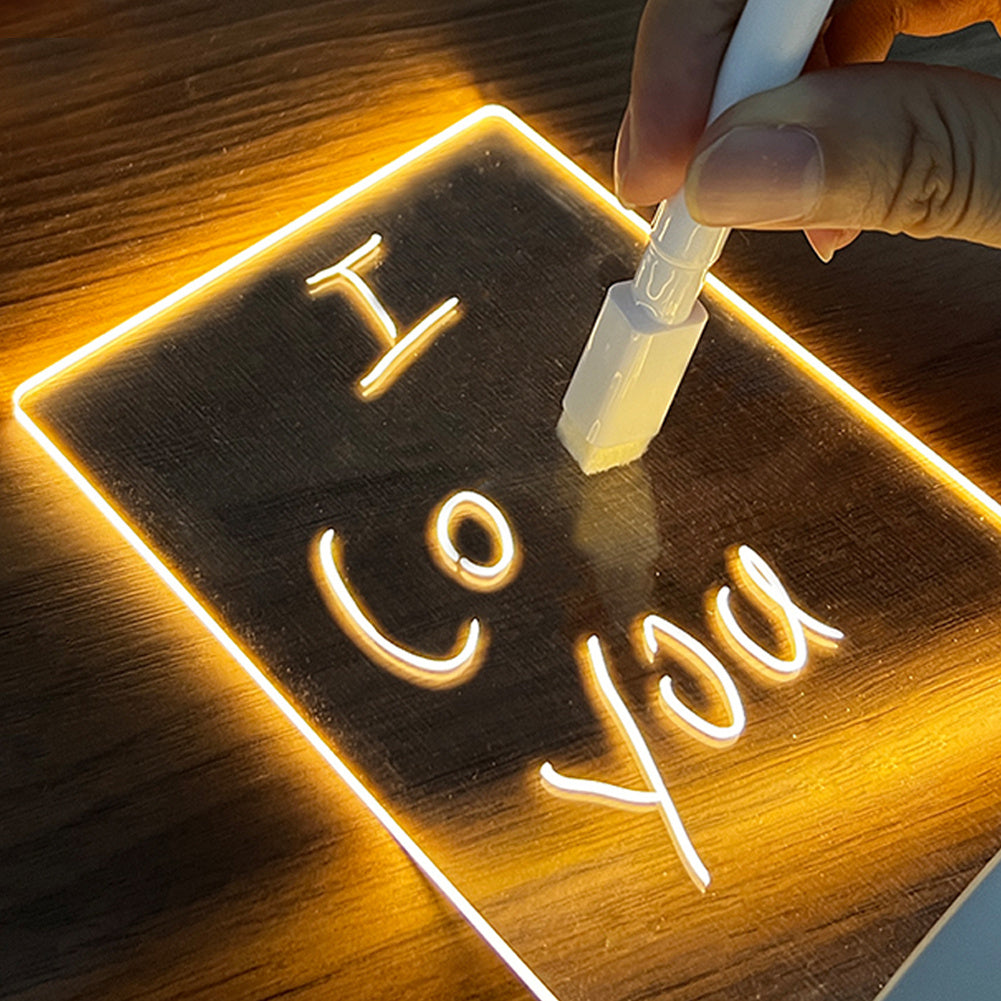 LED Message Board Night Light – Creative USB Gift for Kids & Gifts