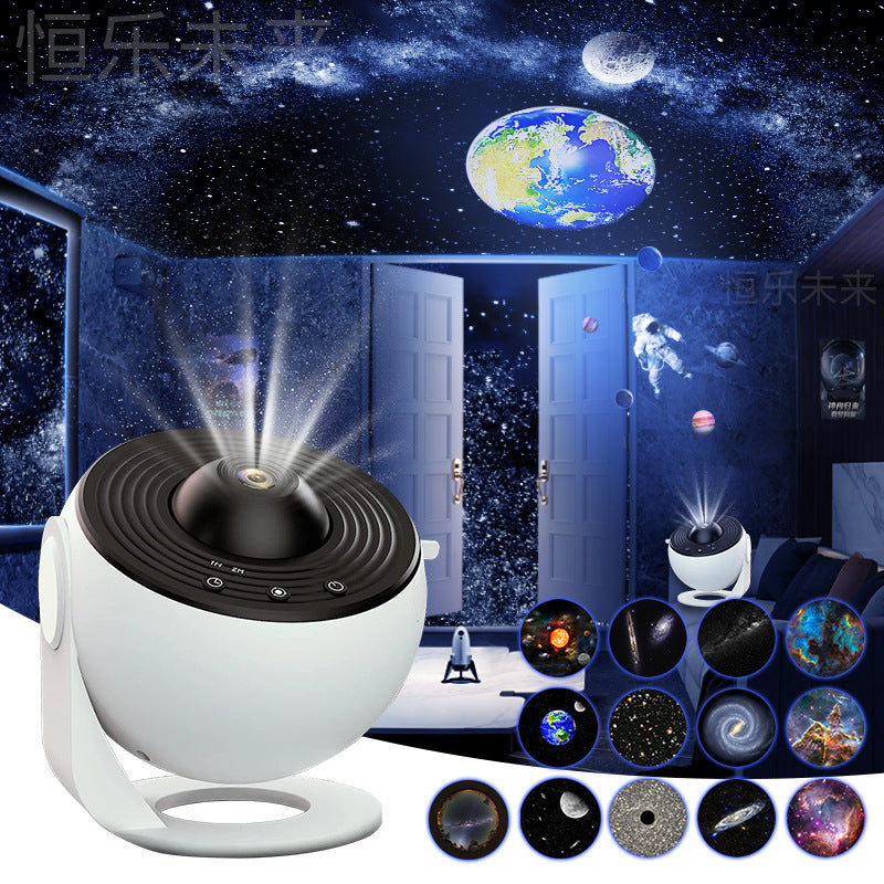 Galaxy Starry Sky Projector – 360° Rotating Night Light  & Home Decor