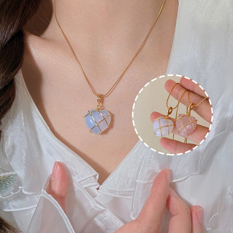 Moonstone Necklace – Princess Love Charm for Girls