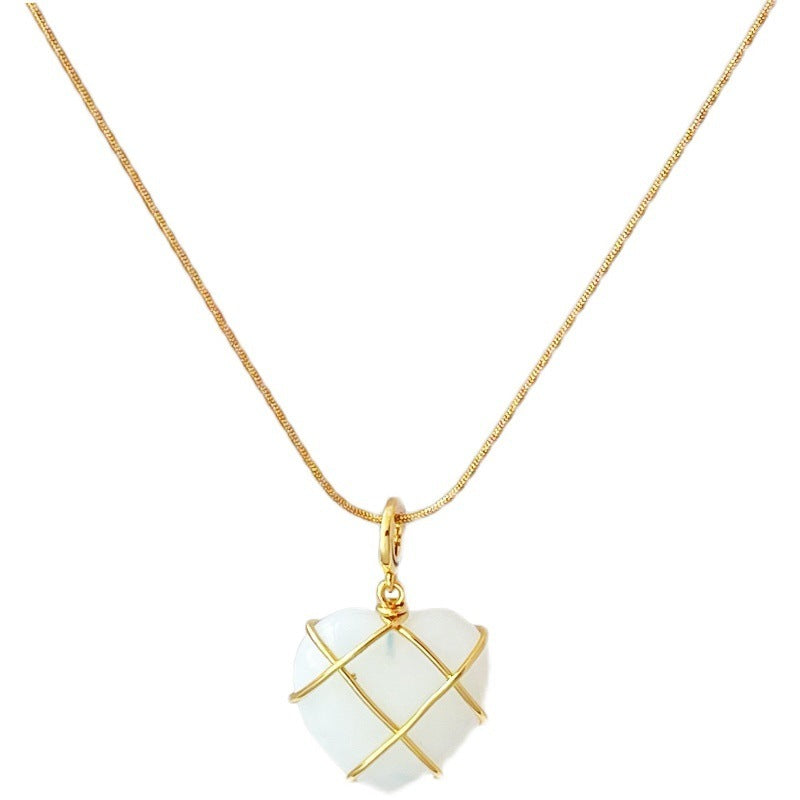 Moonstone Necklace – Princess Love Charm for Girls